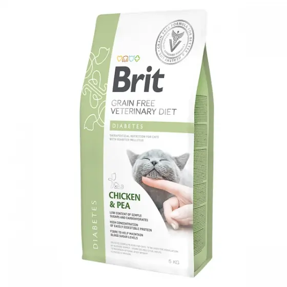 Brit Grain Free Veterinary Diets Cat Diabetes 5 kg Ofertă limitată