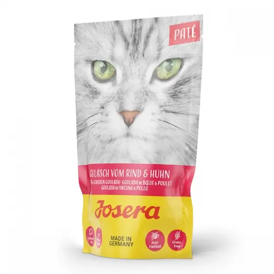 Josera Paté Beef & Chicken Goulash 16x85 g Retur ușor