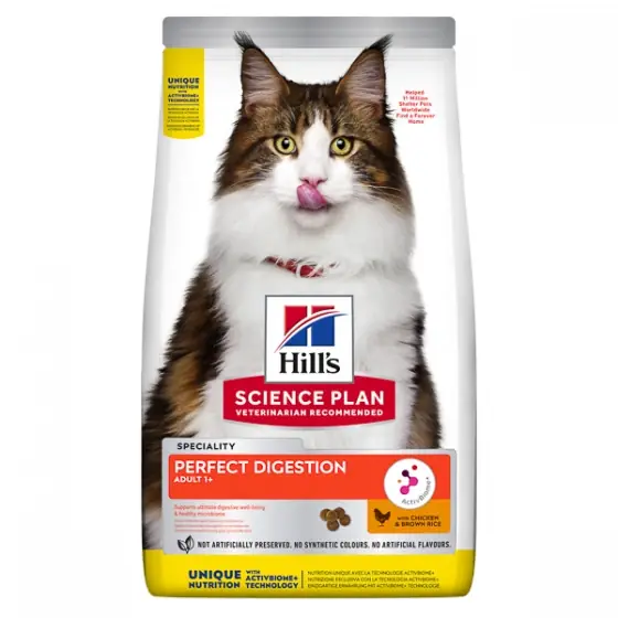 Ultima șansă Hill's SP Feline Adult Perfect Digestion 3 kg
