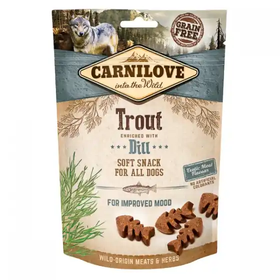 Carnilove Dog Semi Moist Snack Trout with Dill 200 g Chilipir