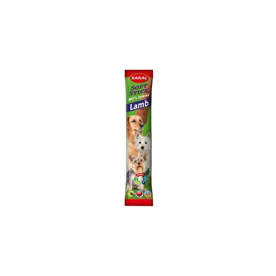 Sanal Dog Softstick Lamb 12 g Retur gratuit