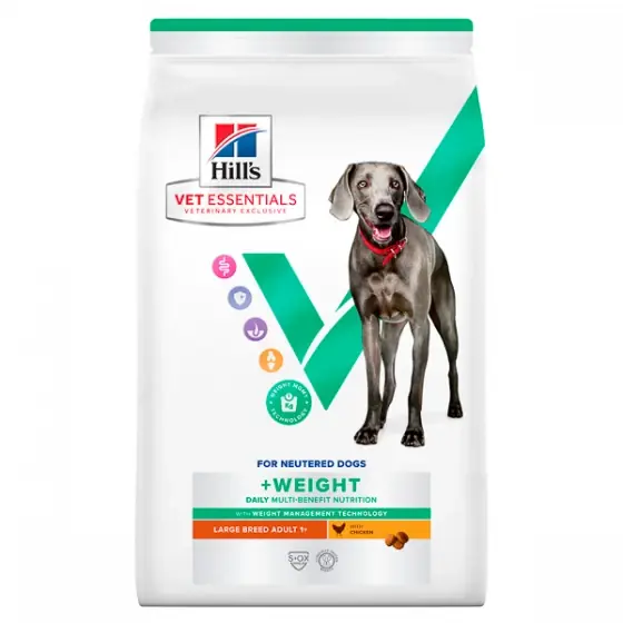 Mai ieftin Hill's VE Canine Adult Weight & Neutered Large Breed Chicken 14 kg