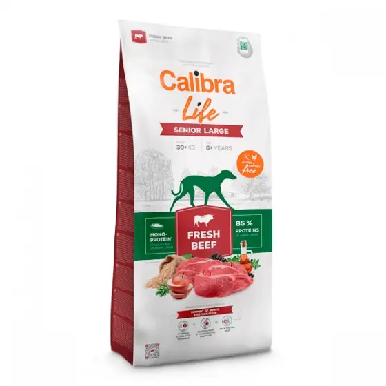 Calibra Dog Life Senior Large Fresh Beef 2,5 kg Livrare rapidă