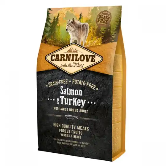 Nu rata Carnilove Salmon and Turkey for Large Breed Adult 4 kg