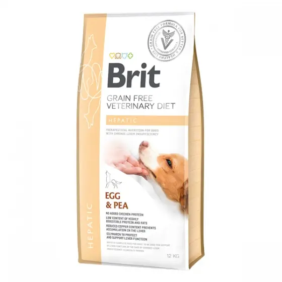 Brit Grain Free Veterinary Diets Dog Hepatic 12 kg Preț mic