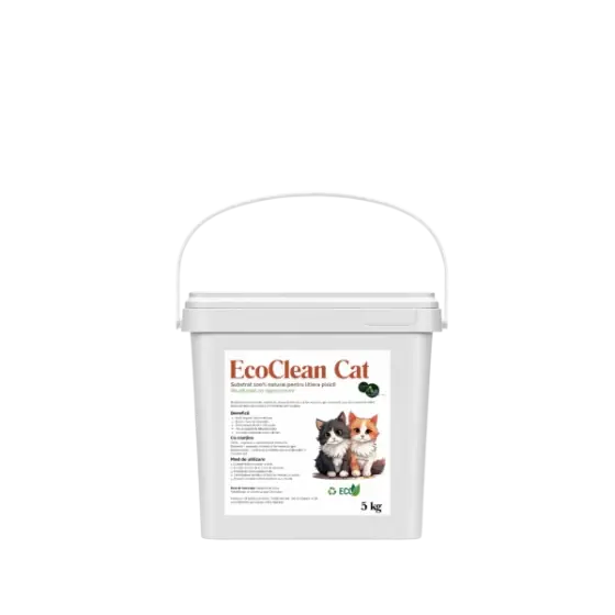 Asternut igienic organic EcoClean Cat pentru pisici, 5 Kg Comandă acum