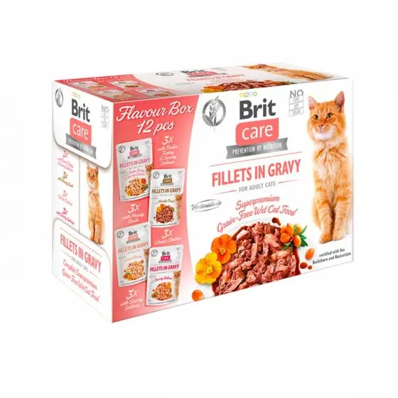 Brit Care Cat Flavour Box Fillet, 12x 85 g Bestseller