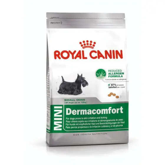Discount Hrana uscata pentru caini, Royal Canin Size Health Nutrition Mini Dermacomfort, 10 kg