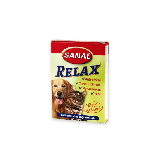 Disponibil imediat Sanal Cat-Dog Relax 15 tablete
