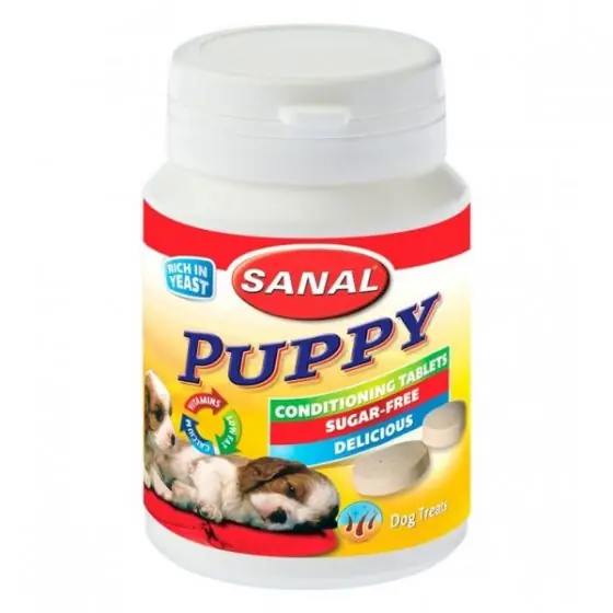Cumpără online Supliment nutritiv pentru catei, Sanal Dog Puppy 75 g