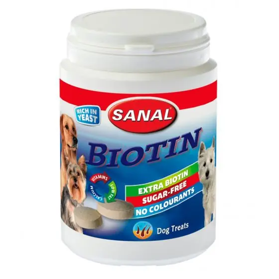 Noutate SUPLIMENT NUTRITIV SANAL DOG BIOTIN, 150 G