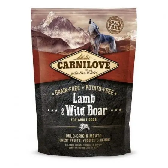 Reduceri Hrana uscata pentru caini adulti, Carnilove, Miel si Mistret, 1.5 kg