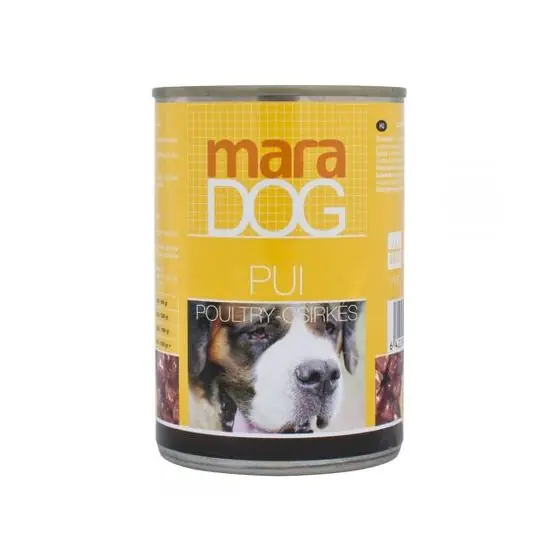 Hrana umeda pentru caini Mara Dog, Pui, set 6 x125g Ofertă exclusivă