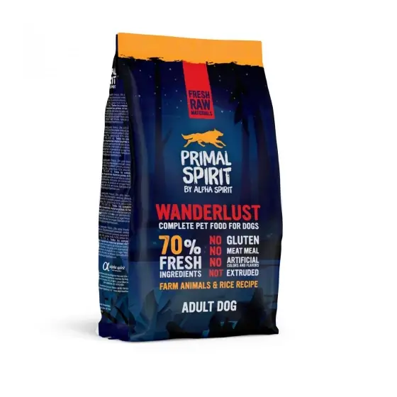 Vezi acum Hrană uscată Premium pentru câine Primal Spirit, Wanderlust, cu pui și pește, 1 kg