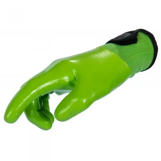 Bestseller Manusi de gradina impermeabile, negru/verde Marime XS