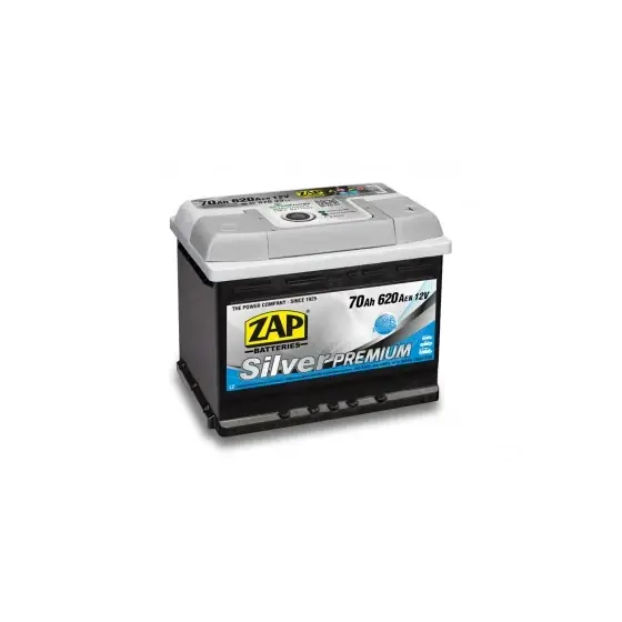 Baterie auto 70Ah ZAP Silver Premium, 242x175x190, 620A, 12V Ultima șansă