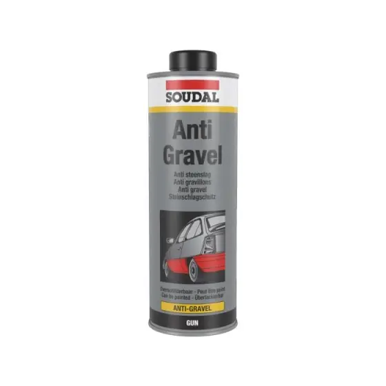 Protectie anticoroziva reparatii auto pentru pistol Soudal Anti Gravel, gri, 1 kg Popular