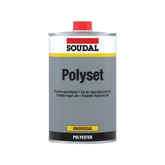 Preț promoțional Rasina poliesterica pentru reparatii auto Soudal Polyset, 1 kg