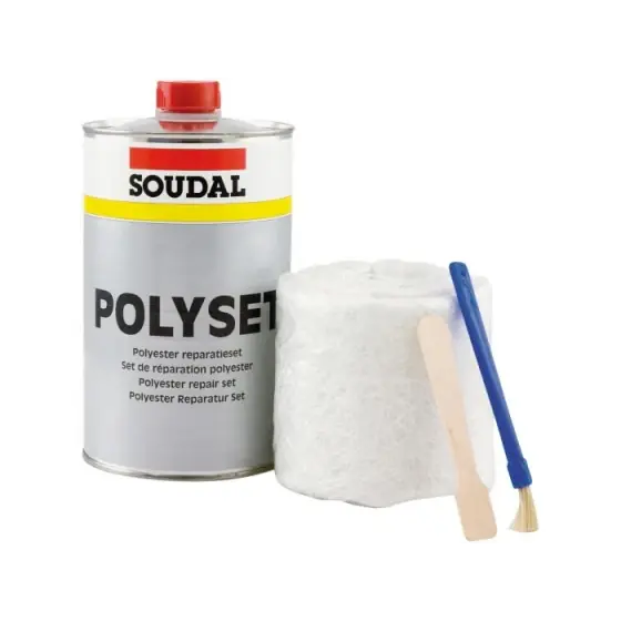 Rasina poliesterica pentru reparatii auto Soudal Polyset, 250 grame Preț promoțional