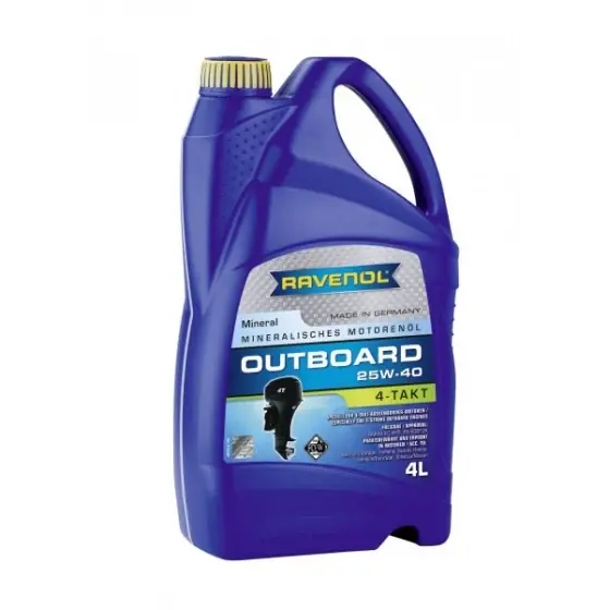 Cumpărături sigure Ulei motor 4 timpi Ravenol RAV OUTBOARD 4T 25W40 4L