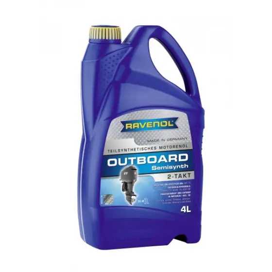 Ulei motor 2 timpi Ravenol RAV OUTBOARD SEMI 2T 4L Retur gratuit