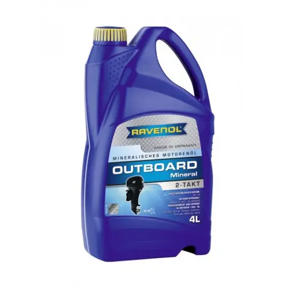 Ulei motor 2 timpi Ravenol RAV OUTBOARD MIN 2T 5L Cel mai vândut