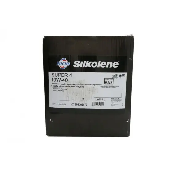 Ulei motor 4 timpi Silkolene SUPER 4 10W40 20L CUBE Retur ușor