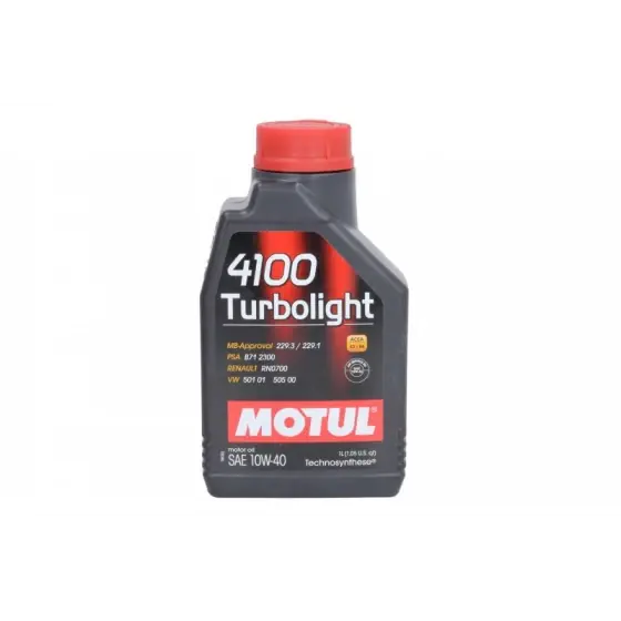 Plată sigură Ulei motor Motul 4100 TURBOLIGHT 10W40 1L
