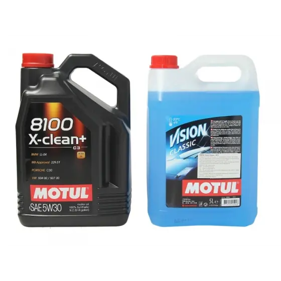 Ulei motor Motul 8100 X-CLEAN+ 5W30 5L+5PL Livrare rapidă