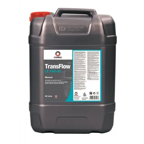 Preț promoțional Ulei motor Comma TRANSFLOW LX 15W40 20L