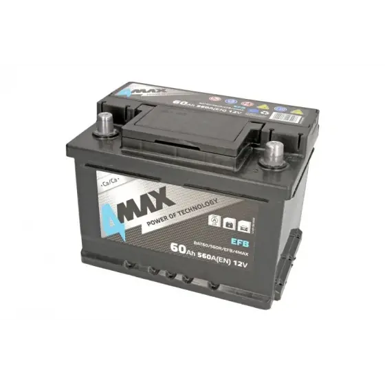 Acumulator Pornire 4MAX 12V BAT60/560R/EFB/4MAX Lichidare de stoc