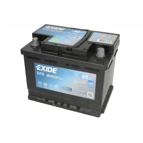 Acumulator Pornire EXIDE 12V EL600 Preferatul clienților