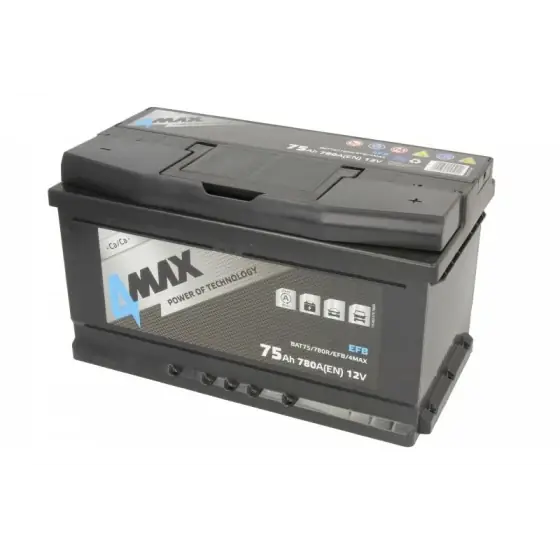 Acumulator Pornire 4MAX 12V BAT75/780R/EFB/4MAX Comandă acum