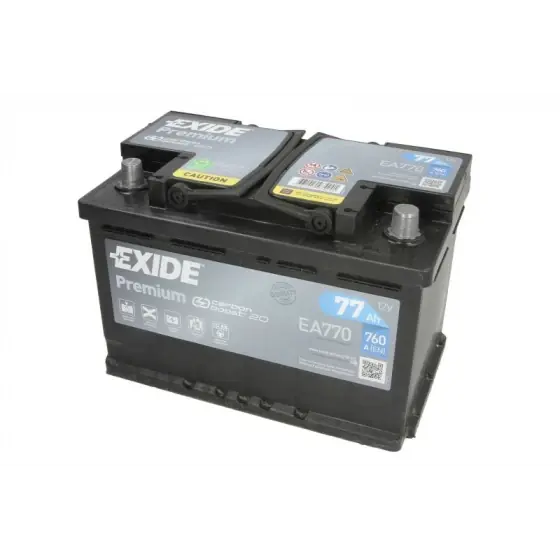 Reducere specială Acumulator Pornire EXIDE 12V EA770