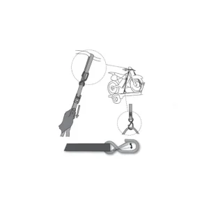 Set Chingi Transport Moto Acerbis 25 MM [Roșu] Retur gratuit