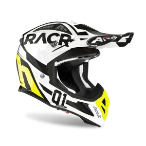 Preț redus Casca Enduro - Mx Airoh Aviator Ace Racr Gloss
