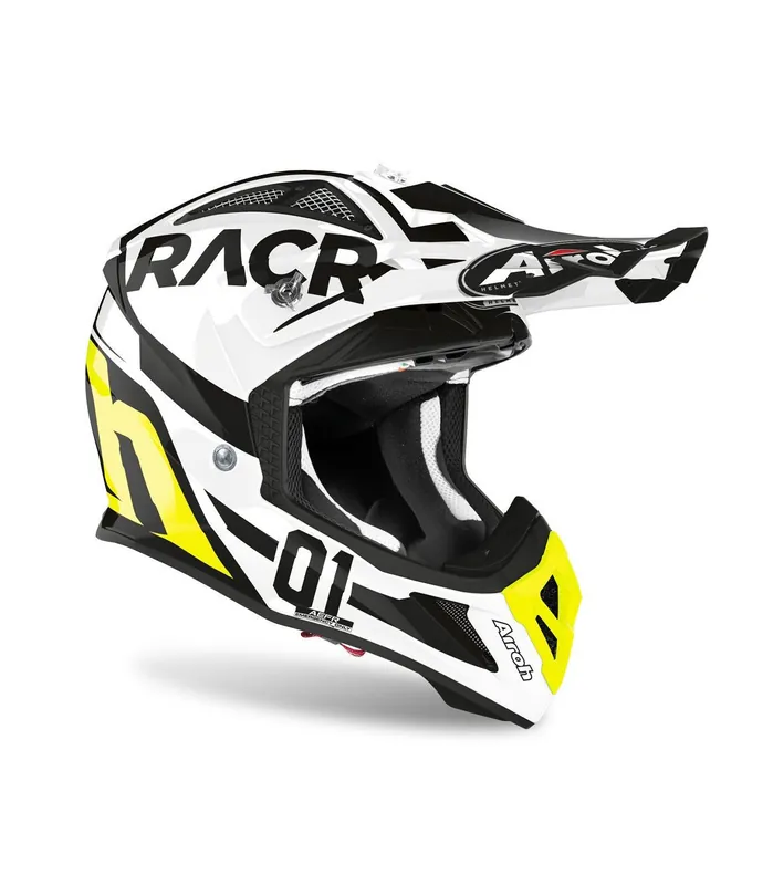 Preț redus Casca Enduro - Mx Airoh Aviator Ace Racr Gloss