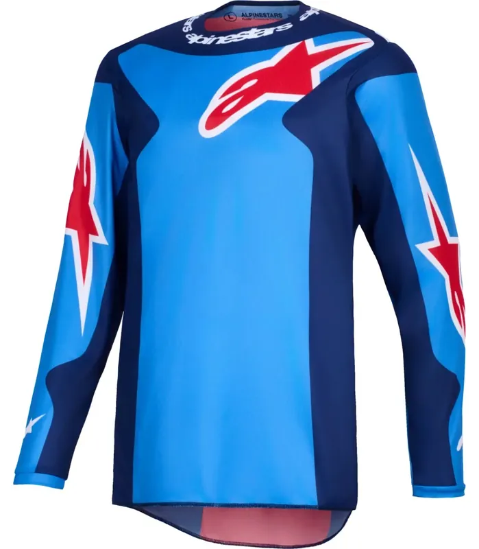 Fluid Grid Jersey Albastru Nu rata