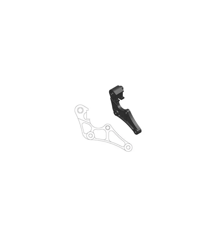 Adaptor suport disc Supermoto Street, negru Popular