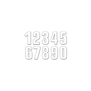 Kit Numeric Alb Noutate