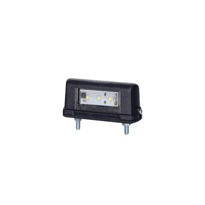 Super ofertă Lampă de lumină pentru numărul de înmatriculare, universală, mică, H63, LED, 12/24V, cablu plat