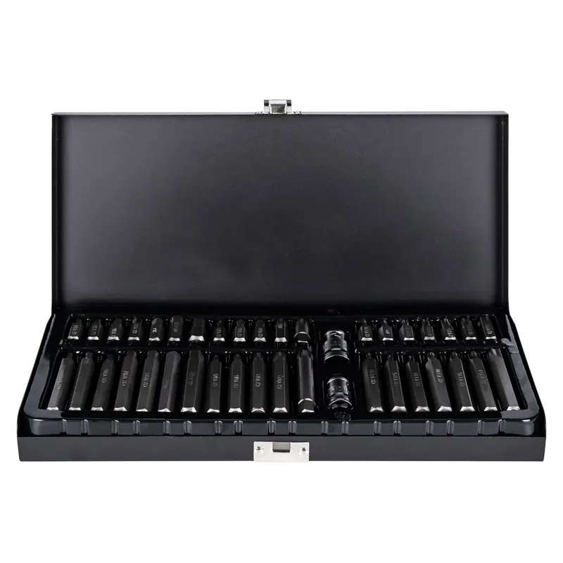 Cumpără acum Set de biti hexagonal torx, 40 bucati, 1/2″ si 3/8″ RT2021
