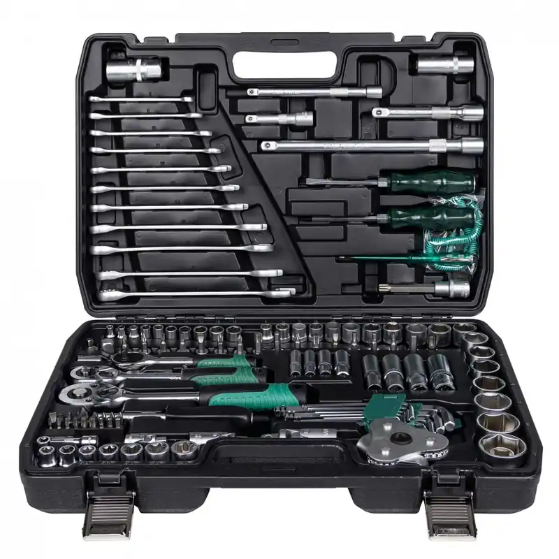 Trusa de scule 122 piese 1/2″ 3/8″ 1/4″ RT2016 Preț promoțional