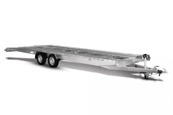 Trailer dublu Boro niewiadow Indianapolis 3 AXE , 3500 KG 8.5 M X 2.0 M Cel mai vândut
