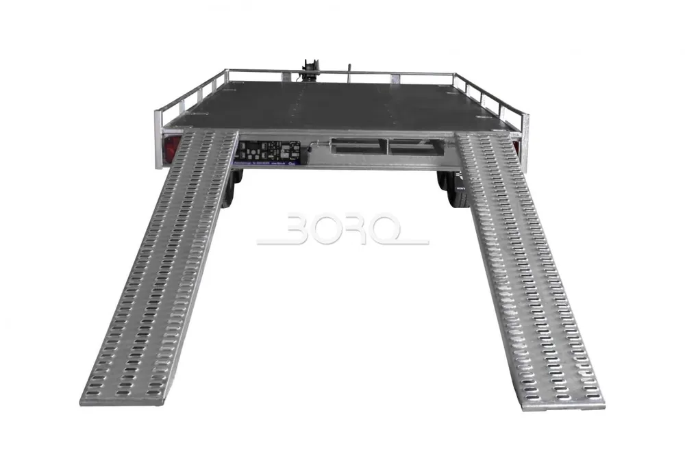 Preț mic Trailer Boro Atlas 2 AXE , 2700 KG 8.0 M X 2.0 M
