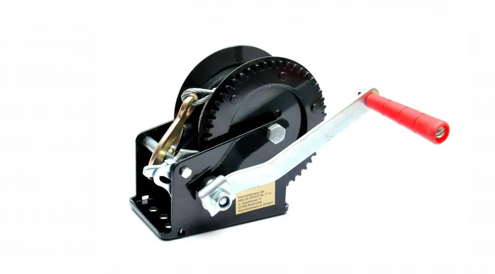 Troliu manual Dragon Winch 25 o viteza cu cablu de otel Preț redus