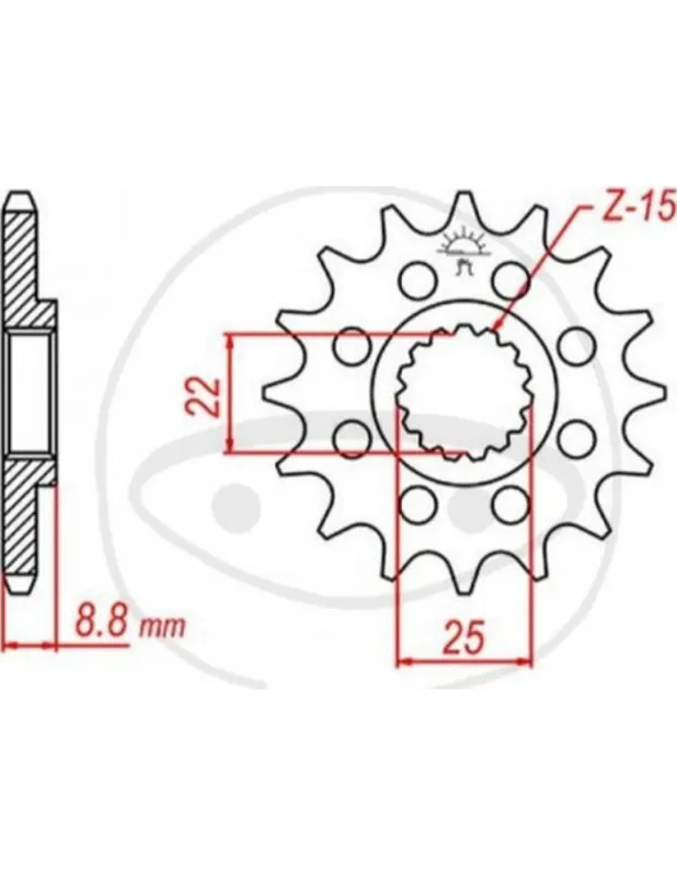 JT SPROCKETS JT PINION FATA JTF 1901-12 12T, 520 JT - 726.15.63 Ofertă de sezon
