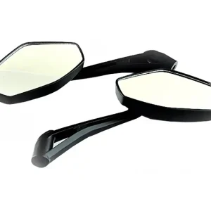 Set oglinzi negre-brat aluminiu, fixare cu surub RRI M8-M10 Comandă acum