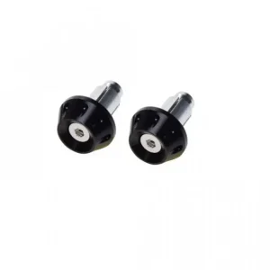 Set capete ghidon moto, negru+argintiu Ieftin