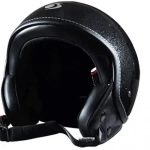 Discount Casca chopper TRENDY 18 T-101, negru cu sclipici, marimea XS